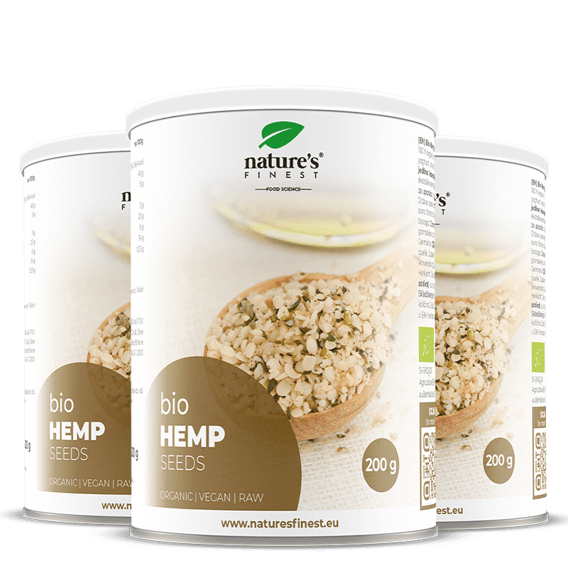Hulled hemp seeds Bio pakett