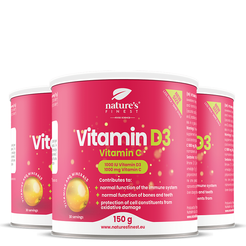 Vitamin D3 + Vitamin C pakett
